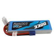 Gens Ace 3300mAh 45C 3S1P 11.1V Lipo Battery Pack With EC3 Plug