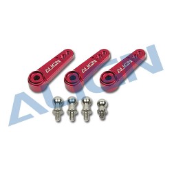 HSP61015QR  D6FF Metal Servo Horn(M2.5)-Red