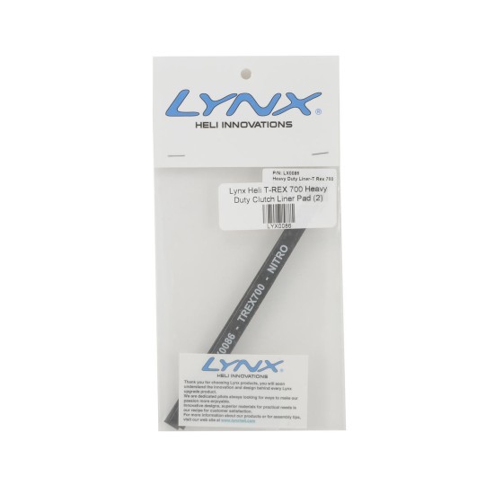 Lynx : T-REX 700 Nitro - Heavy Duty Liner Pad LX0086