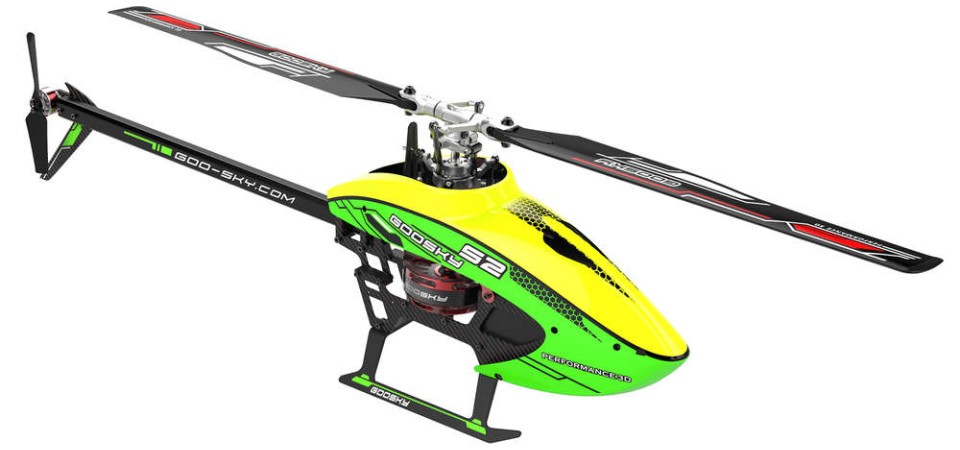 Goosky Legend S2 Helicopter (RTF) - Green/Yellow (MODE 2)