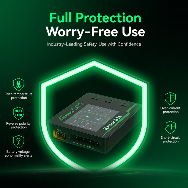 Gens ace iCheck B36 | Verificador de bateria inteligente para RC