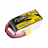 Tattu R-Line Version 3.0 1300mAh 22.2V 120C 6S1P Lipo Battery Pack with XT60 Plug
