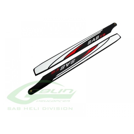 SAB TB Main Blade 280mm - Goblin Fireball/Mini Comet (WHITE) TODA BRANCA	