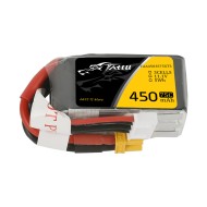 Tattu 3S 450mAh 75C 11.1V Lipo Battery Pack With XT30 Plug