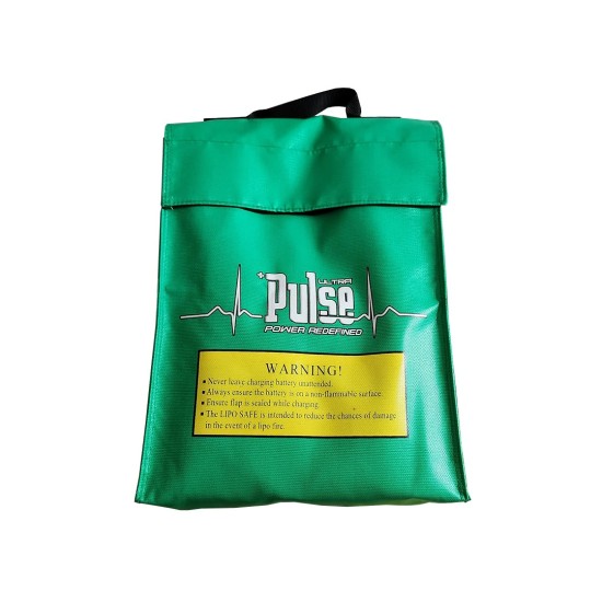 Bolsa para Baterias Pulse Green Lipo Safe Bag For 14S Stick Packs