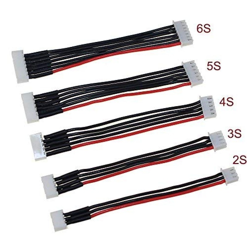 Cabo Balanceador de 2s a 6S JST-XH Balance extension wire set	