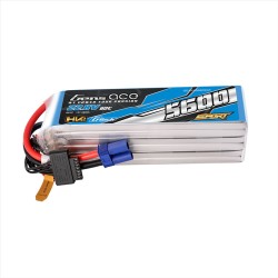 Gens Ace Sport G-Tech HV 5600mAh 6S1P 80C 22.8V Lipo Battery Pack With EC5 Plug