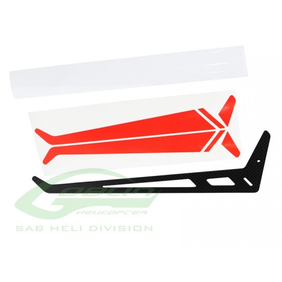 H0868-S - Carbon Fiber Tail Fin - Goblin Thunder