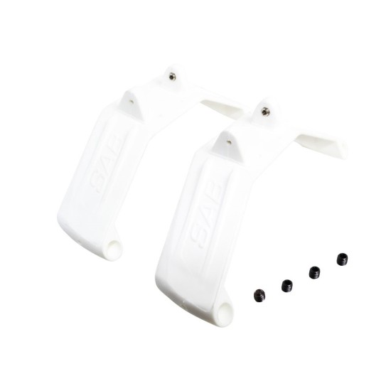 White Plastic Landing Gear - Goblin Kraken H1070-W-S