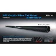 H60T003XXW  600 Carbon Fiber Tail Boom-Matte Black