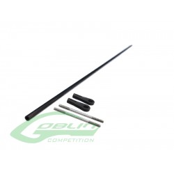HC239-S - Carbon Fiber Tail Push Rod 4 x 2.5 x 702mm- Goblin 700 Competition