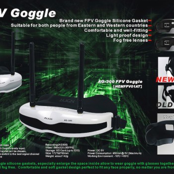 Óculos FPV Align HEMFPV01A AG300 FPV Goggle