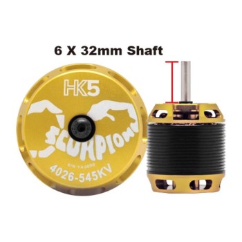 Scorpion HK5-4026-545KV 6x32mm shaft