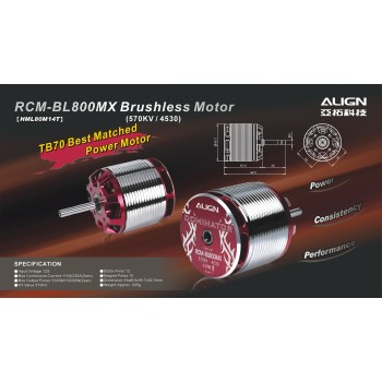 HML80M14  800MX Brushless Motor(570KV/4530)