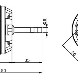 HML85M05 850MX Brushless Motor(540KV/4535)	