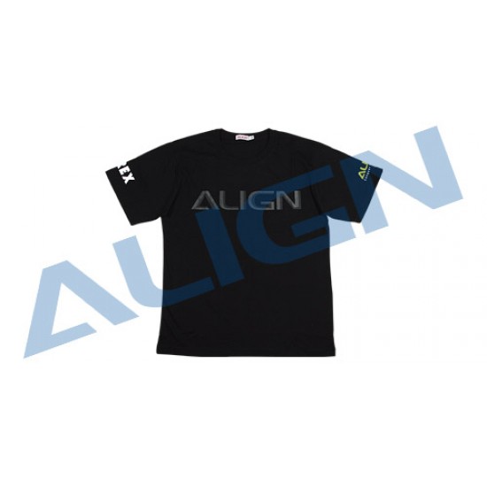 HOC00219  Flying T-shirt (HELI PILOT)-Black XGG