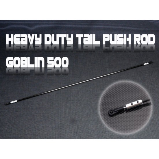 Heavy Duty Tail Push Rod -Goblin 500	