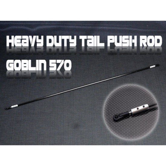 Heavy Duty Tail Push Rod -Goblin 570	