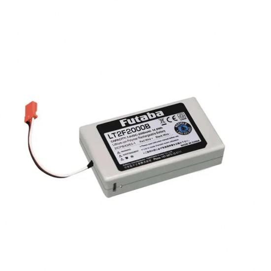 Bateria Futaba LT2F2000B – 2000 mAh Transmitter LiPo Battery Para Rádios 16iZ e 10PX