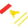 Antenna support flat mounting, yellow (04964)