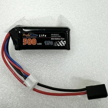 Power Hobby LiFe 6.6V 500mah 15C Stick Battery Pack