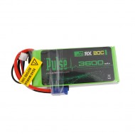 PULSE 2S 3600mAh 20C 7.4V RX Lipo Battery