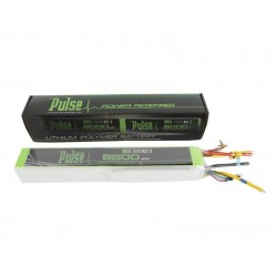 Pulse 5500mah 50C 44.4V 12S LiPo Battery - No Connector