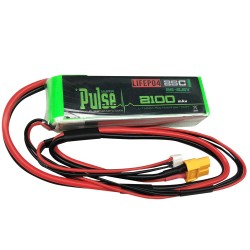 Pulse 2100mah 2S 6.6V 25C Receiver LiFePO4 Battery - XT60 Connector