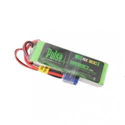 PULSE 2S 2550mAh 20C 7.4V RX LiPo Battery