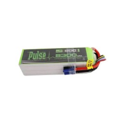 PULSE 5300mAh 50C 22.2V 6S LiPo Battery - EC5 Connector