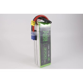 PULSE 3700mAh 50C 22.2V 6S P-Tech LiPo Battery - EC5 Connector