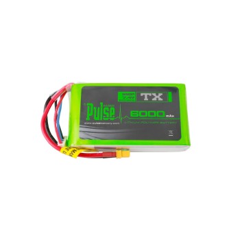 Pulse 6000mAh Transmitter 2S 7.4V LiPo Battery For Radio Master TX16s And Boxer