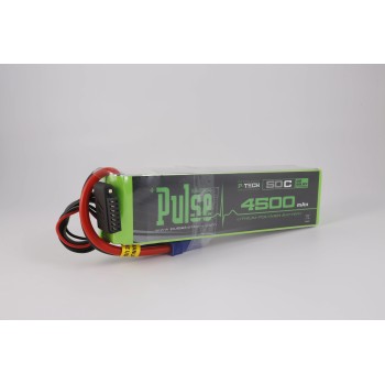 PULSE 4500mah 50C 22.2V 6S P-Tech LiPo Battery - EC5 Connector