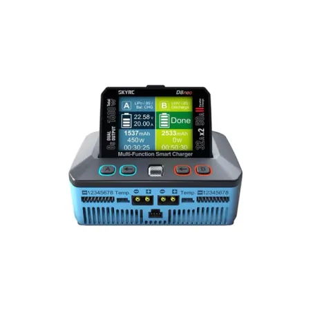 Carregador inteligente multifuncional DC SkyRC D8 Neo