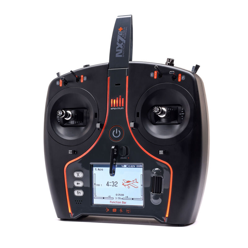Rádio Spektrum NX7e+ 14-Channel DSMX Transmitter Only, Black Edition