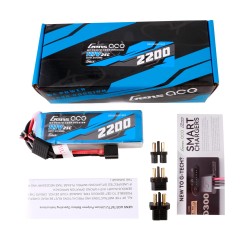 Gens Ace 2200mAh 3S 11.1V 25C G-Tech Lipo Battery Pack With EC3, Deans And XT60 Adapter For RC Plane