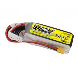 Tattu R-Line 550mAh 22.2V 95C 6S1P Lipo Battery Pack With XT30 Plug