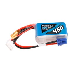 Gens Ace 450mAh 3s 45C 11.1V Lipo Battery Pack With EC2 Plug	