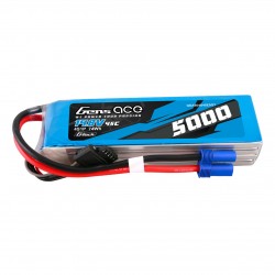 Gens Ace G-Tech 5000mAh 45C 4S1P 14.8V Lipo Battery Pack With EC5 Plug