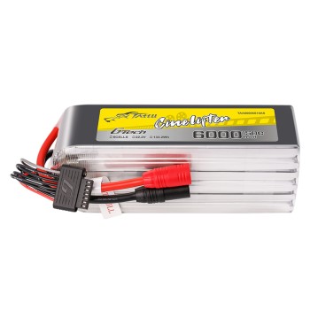 Tattu G-Tech 6000mAh 6S 150C CineLiften Lipo Battery Pack With AS150 Plug