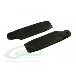 Black Plastic Tail Blade 50mm - Goblin Fireball	