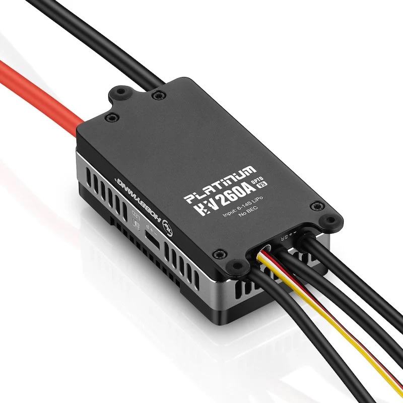 ESC Hobbywing Platinum PRO 260A V5 OPTO ESC Sem BEC