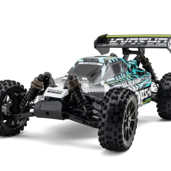 Kyosho Inferno NEO 4.0 VE ReadySet 1/8 Off-Road Buggy Elétrico Brushless - Branco-Verde- com Rádio Syncro KT-231P 2,4 GHz