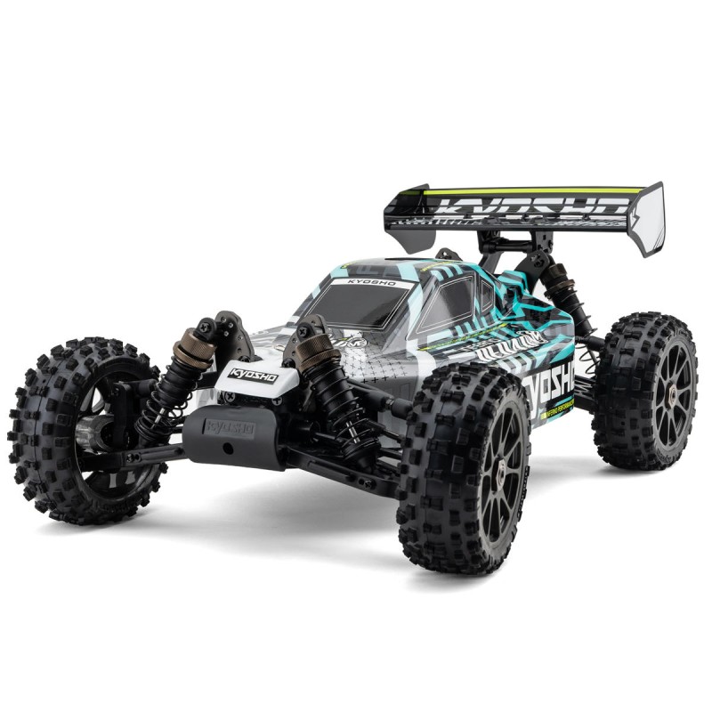 Kyosho Inferno NEO 4.0 VE ReadySet 1/8 Off-Road Buggy Elétrico Brushless - Branco-Verde- com Rádio Syncro KT-231P 2,4 GHz