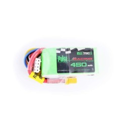 PULSE 450mAh 75C 11.1V 3S LiPo Battery - XT30 Connector	