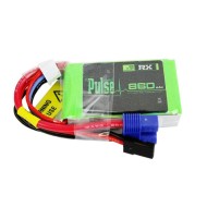 PULSE 860mAh 15C 7.4V 2S Receiver LiPo Battery - EC3 Connector	