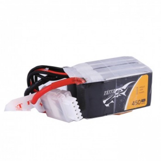 Tattu 14.8V 75C 4S1P 450mAh Lipo Battery Pack with XT30 plug