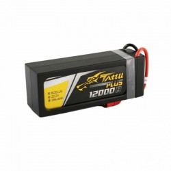 Tattu Plus 12000mAh 22.2V 15C 6S1P Lipo Smart Battery Pack with EC5 Plug